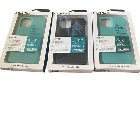 Incipio Aerolite iPhone 5.8" Case - Black, Blue, Green - Picture 1 of 2